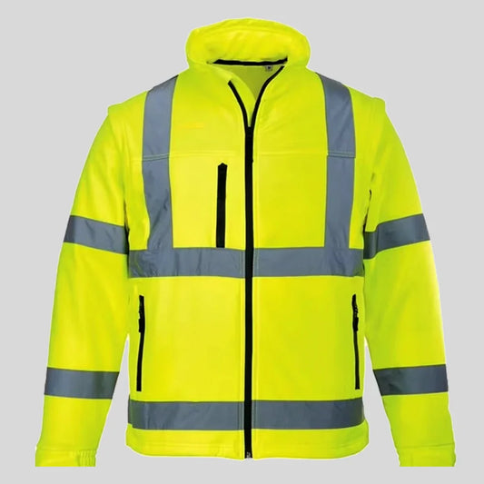 Long Sleeve Factory Road Work Jacket Construction Outdoor Safety High 3M Reflective Tape in Saudi Arabia