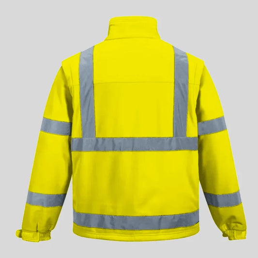 Long Sleeve Factory Road Work Jacket Construction Outdoor Safety High 3M Reflective Tape in Saudi Arabia